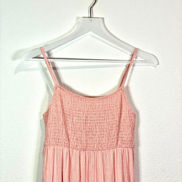 Boho Chic Pink Textured Maxi Dress - Effortless Style by Speechless, Size Small - Picture 6 of 8